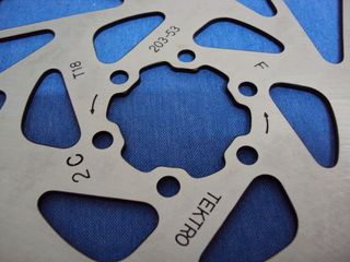 NUEVO 2 Discos Freno Tektro 203mm TR53 6 Tornillos