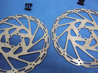 NUEVO 2 Discos Freno Tektro 203mm TR53 6 Tornillos