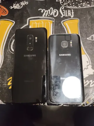 Samsung S9+ y S7 Pantallas Dañadas