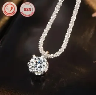 Colgante Plata Ley Moissanita 2kl