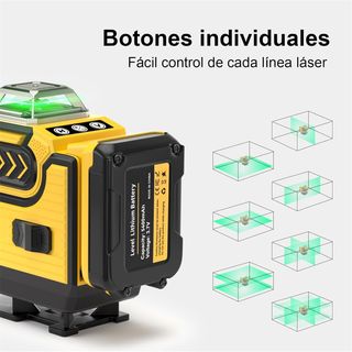 Nivel Láser 4x360° Autonivelante Nuevo