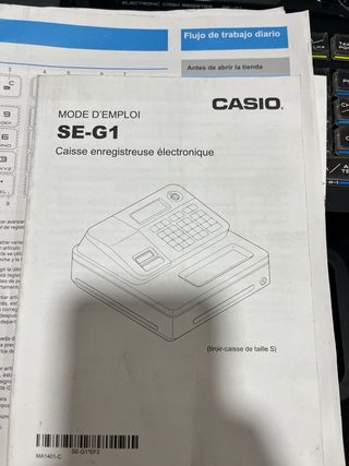 Caja Registradora Electrónica Casio SE-G1