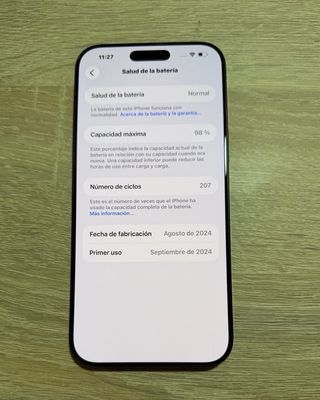 iPhone 16 Pro Max 256GB Negro Titanio