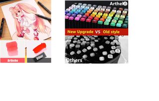 Rotulador 168 Colores Permanente Alcohol Doble Pun