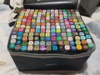 Rotulador 168 Colores Permanente Alcohol Doble Pun