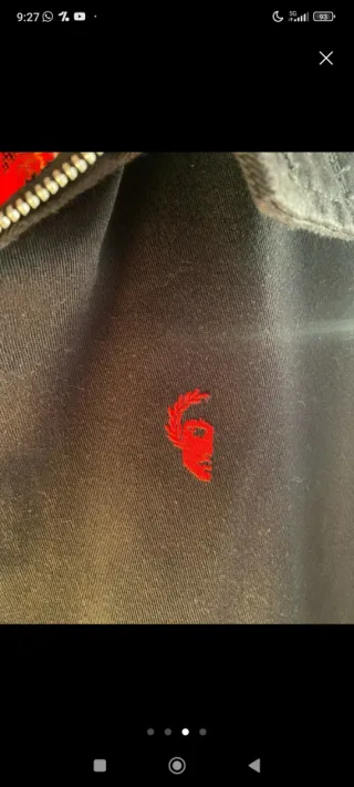 Chaqueta Harrington 198 UNONEUEVOCHO Negra Talla M