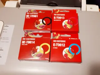 4 Cartuchos Tinta Epson