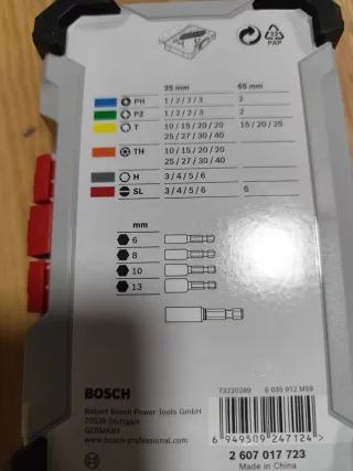 Puntas Bosch en caja