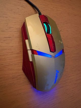Mouse Luminoso SUNSONNY Iron Man