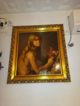 3 Quadri Classici con Cornici Dorate