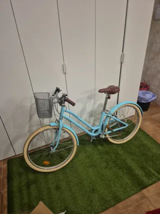 Bicicleta Elops pequeña azul