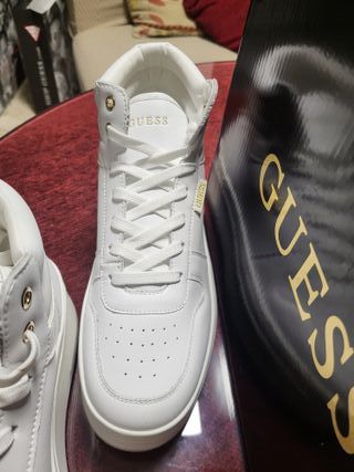 Zapatillas Guess Blancas Originales Caja