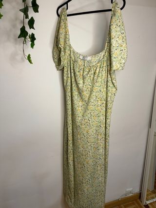 Lote 4 Vestidos Largos Estampados Talla XL