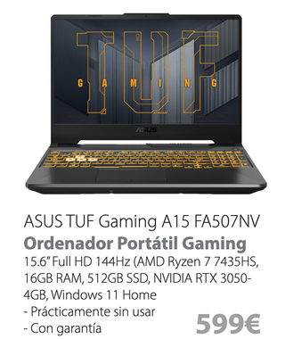 ASUS TUF Gaming A15 FA507NV Portátil