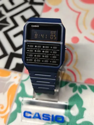 Reloj Casio Calculadora Azul