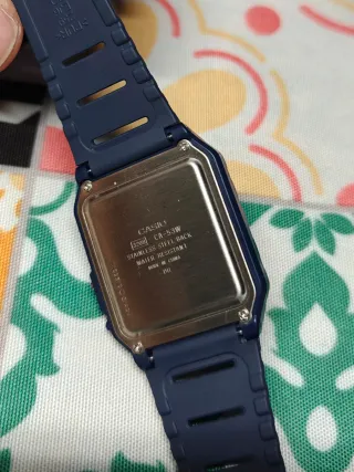 Reloj Casio Calculadora Azul