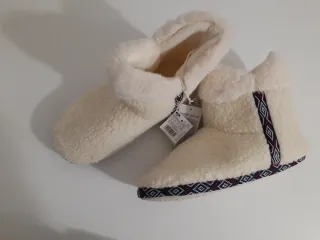 Botas Zapatillas Casa Women'Secret Beige NUEVAS