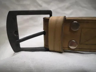 Cinturón Piel Medieval Artesanal