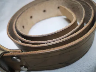 Cinturón Piel Medieval Artesanal