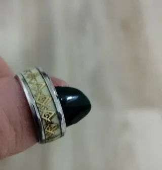 Anello Acciaio Inossidabile Masonico