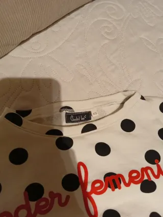 Sudadera Anabel Lee niña lunares