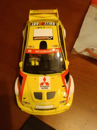 Carrocería Mitsubishi Lancer Evo Scaleauto + extra