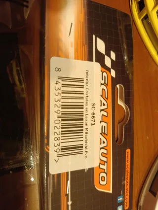 Carrocería Mitsubishi Lancer Evo Scaleauto + extra