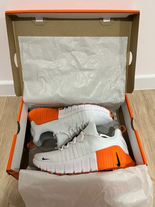Nike Free Metcon 6 White/Black Safety/Orange