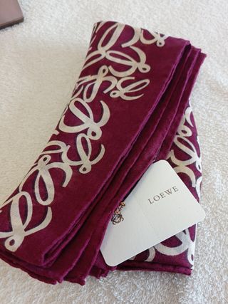 Bufanda Loewe Morada Original
