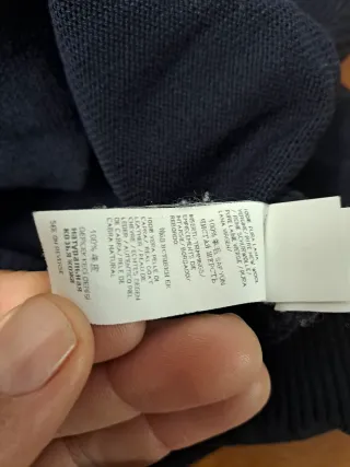 Jersey Paul & Shark Lana 100% Azul Talla L