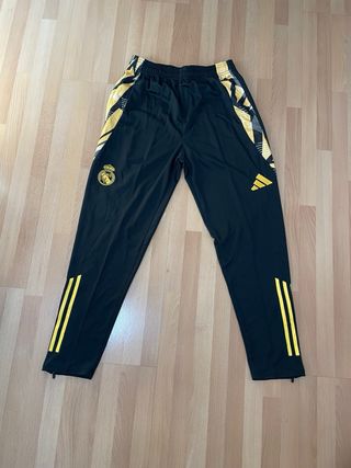 Chándal Real Madrid Adidas Negro y Dorado