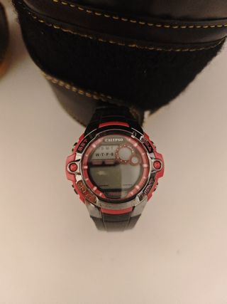Reloj Calypso Niño Negro y Rojo