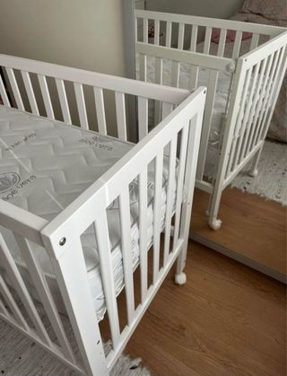 Minicuna colecho blanca