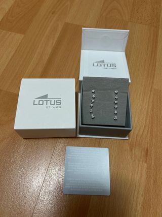 Pendientes Lotus Silver
