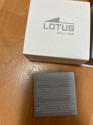 Pendientes Lotus Silver