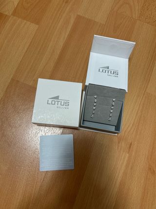 Pendientes Lotus Silver