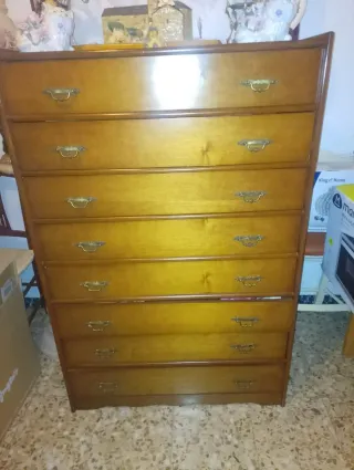 Cómoda marrón roble madera