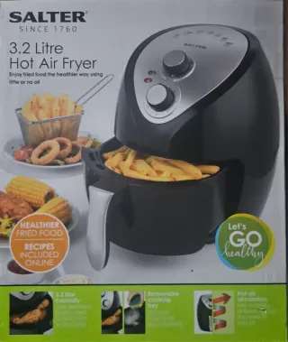 NUEVA SIN ABRIR.  Freidora de aire Salter 1300W