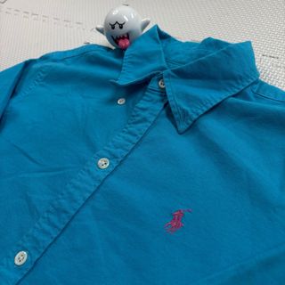 Camisa Ralph Lauren Slim Fit azul unisex