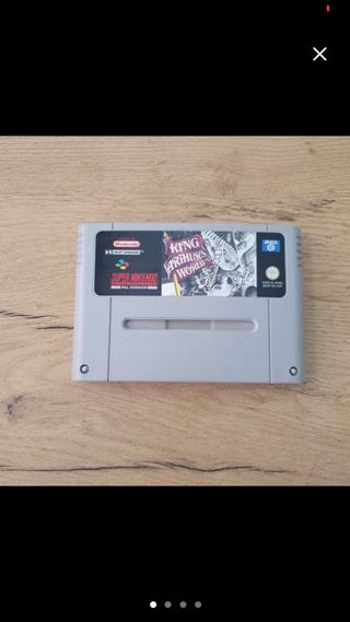 Mando Super Nintendo + Juego King Arthur