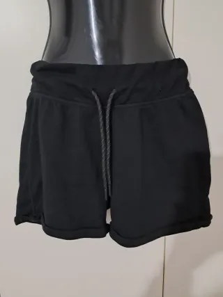 Pantaloncini cotone neri