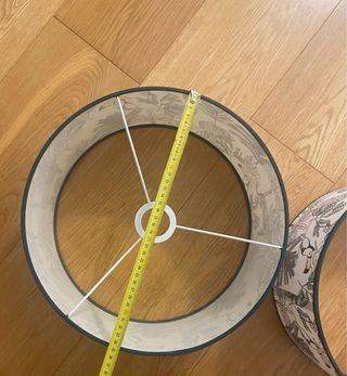 Pantalla Lámpara Cilíndrica Naturaleza D35