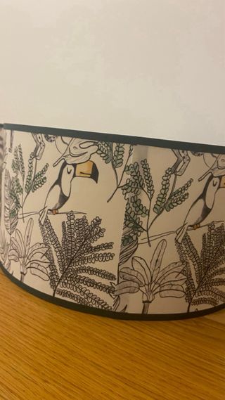 Pantalla Lámpara Cilíndrica Naturaleza D35