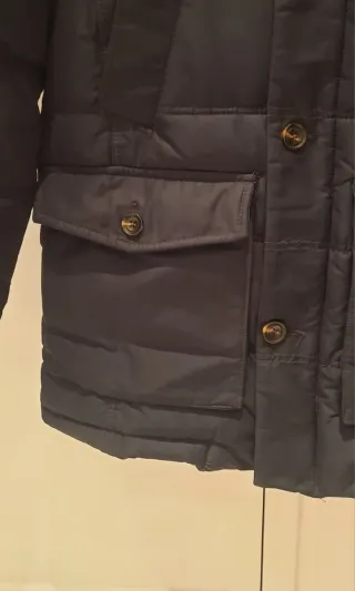 Parka Zara Hombre Talla L Azul