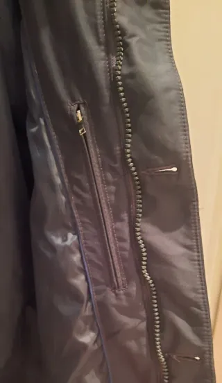 Parka Zara Hombre Talla L Azul