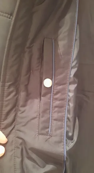 Parka Zara Hombre Talla L Azul