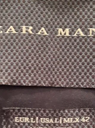 Parka Zara Hombre Talla L Azul