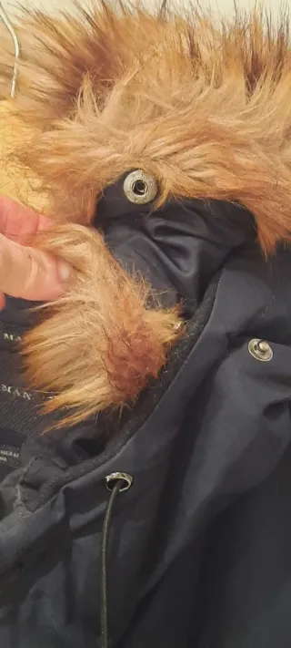 Parka Zara Hombre Talla L Azul