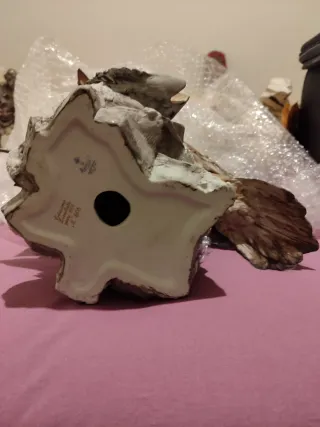 Figura águila porcelana Capodimonte con su certifi