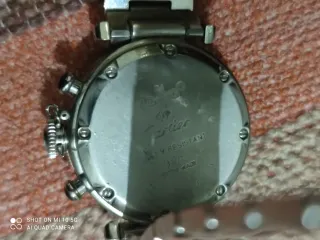 Reloj Cartier Chronograph Azul y Plateado